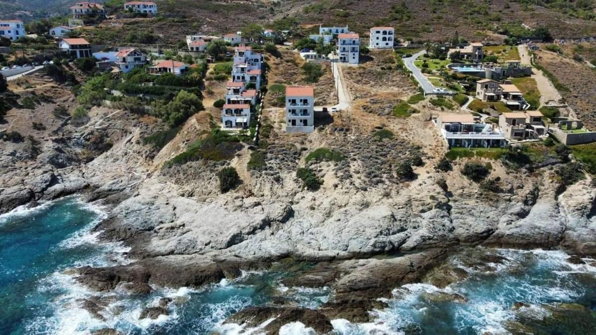 Κοχυλι 2 Με Υπεροχη Θεα Στο Αιγαιο Πελαγος! Apartment Armenistis  Bagian luar foto